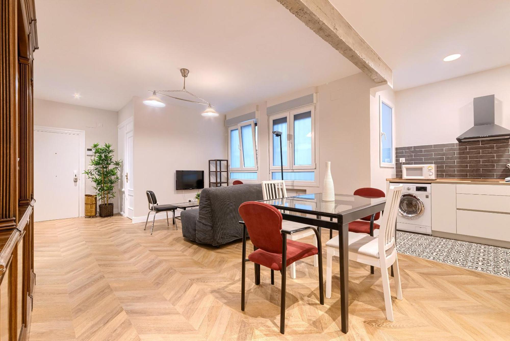 Euskalduna, Vivienda Turistica Moderna Y Renovado Bilbao Exteriör bild